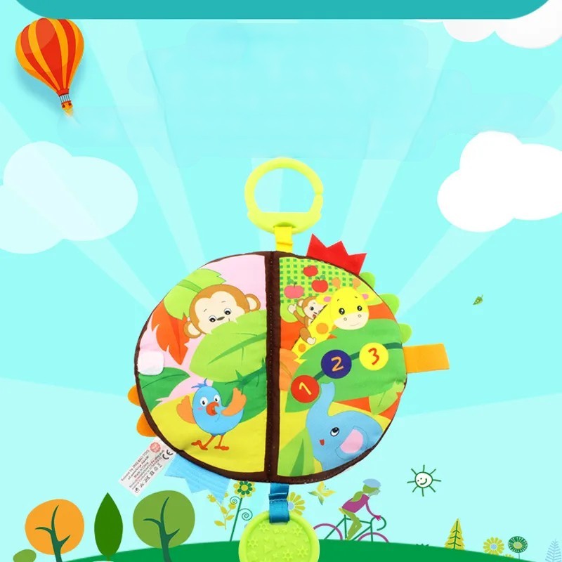 Livro de Pano Sensorial para Bebê