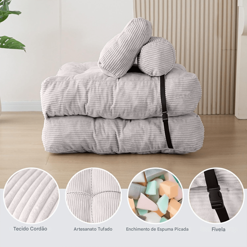 Sofá-Cama Dobrável para 1 Pessoa
