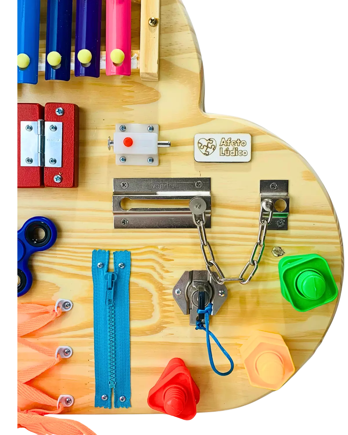 Painel Sensorial Educativo Montessori Nuvem + Brinde Exclusivo Hoje!