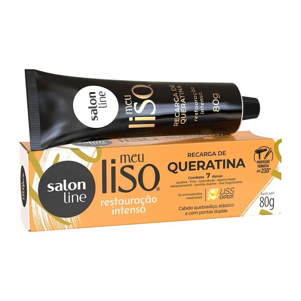 Recarga de Queratina Meu Liso Restauração Intensa 80g