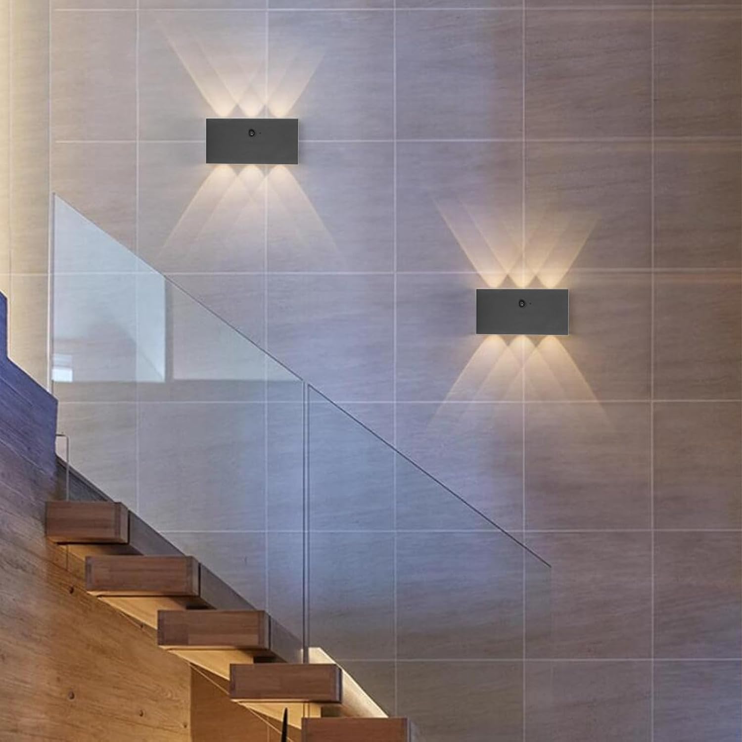 2 Arandelas Magnéticas de LED