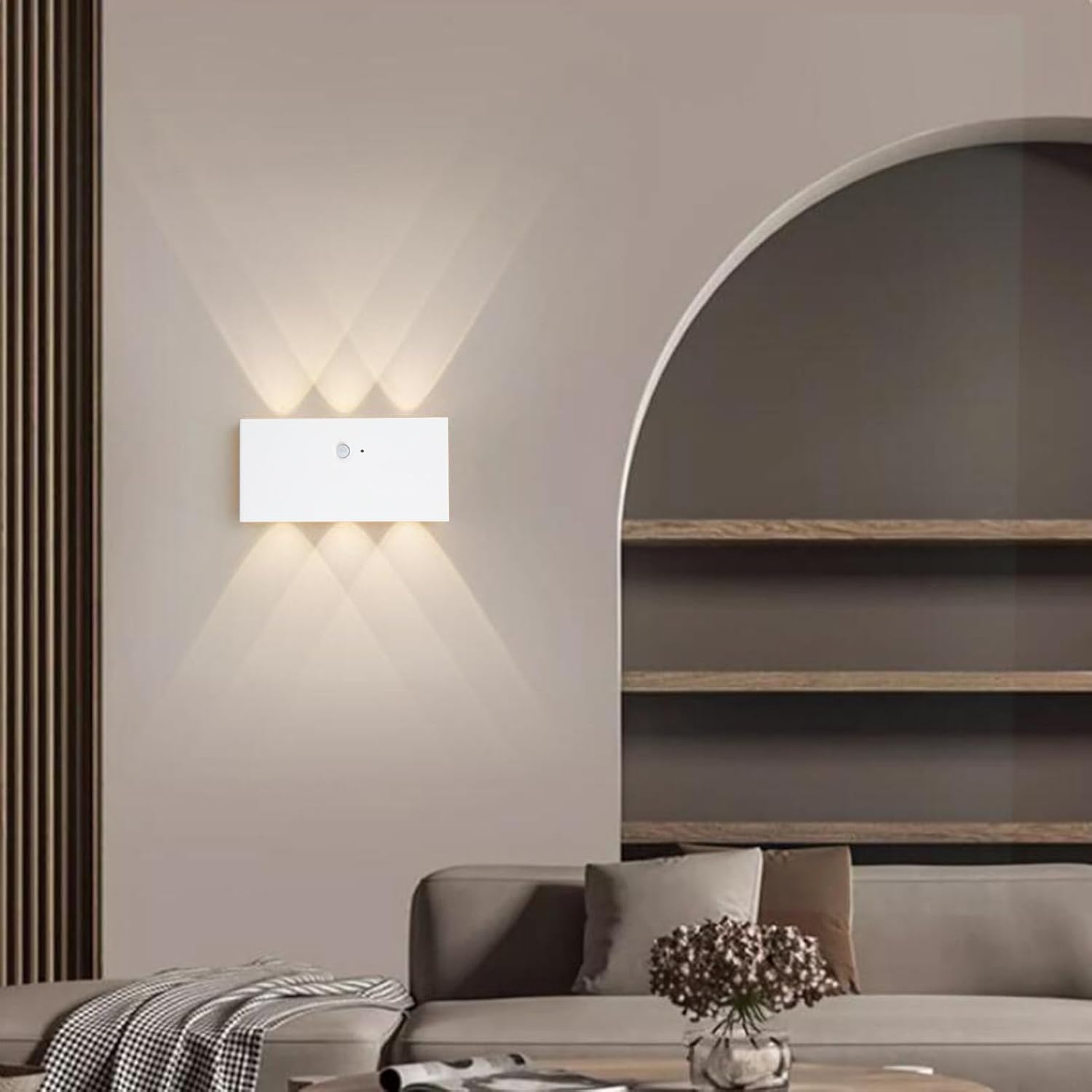 2 Arandelas Magnéticas de LED