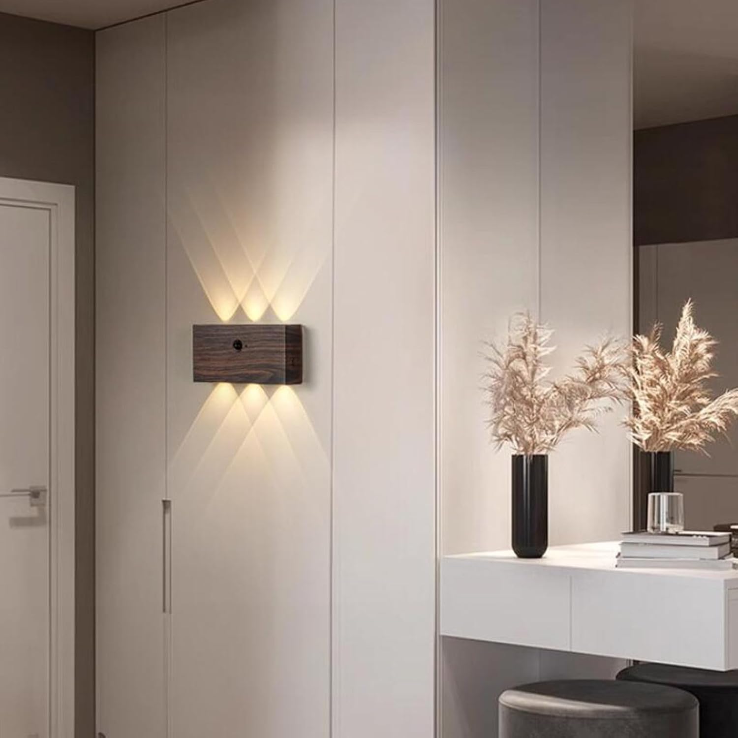 2 Arandelas Magnéticas de LED