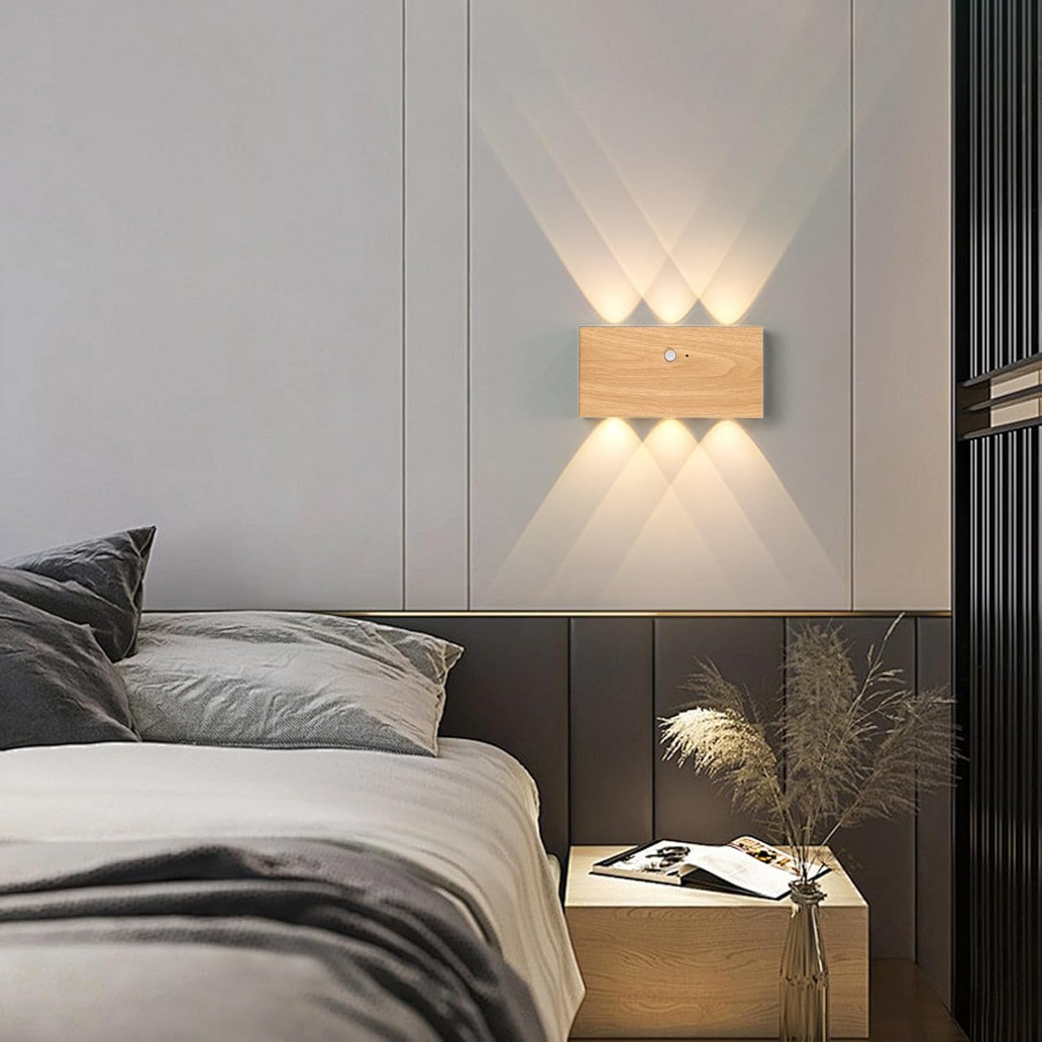 2 Arandelas Magnéticas de LED