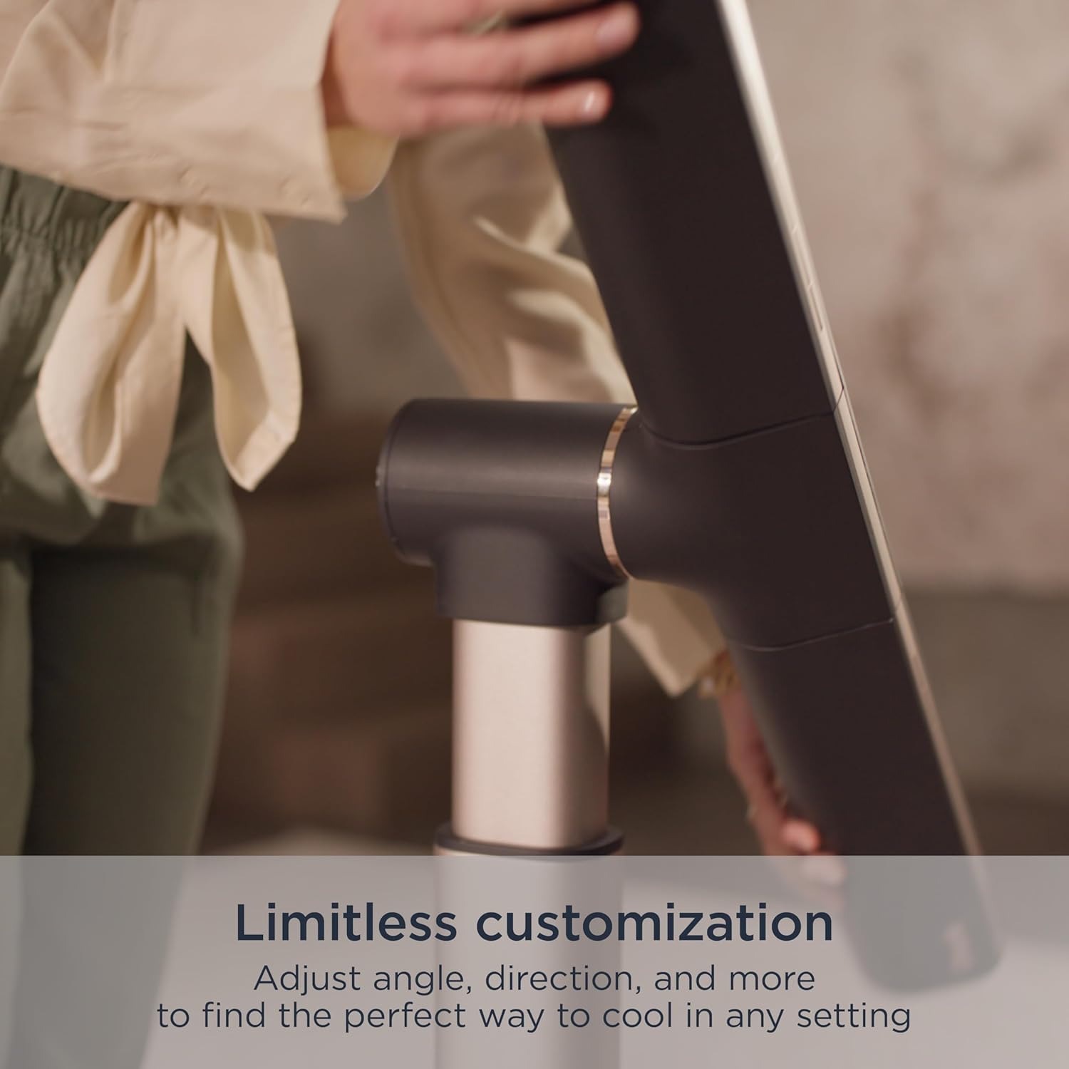 Shark Ventilador TurboBlade — Ventilador de torre sem lâmina ultra personalizável, gira, oscila 180°, circula e propulsiona o ar, 10 níveis de ruído + 10 velocidades, fácil de limpar, pomba, TF202SWH