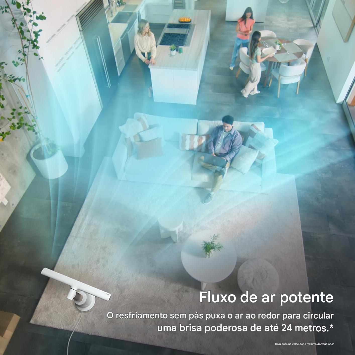 Ventilador TurboBlade — Ventilador de torre sem lâmina 10 níveis de ruído + 10 velocidades