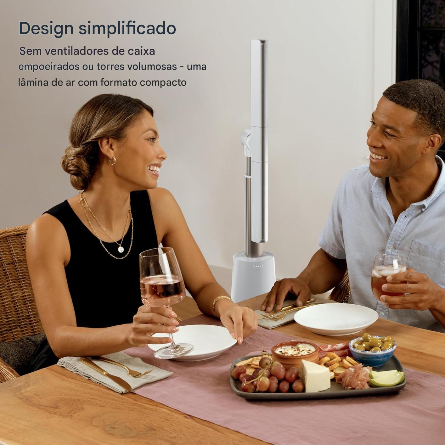 Ventilador TurboBlade — Ventilador de torre sem lâmina 10 níveis de ruído + 10 velocidades