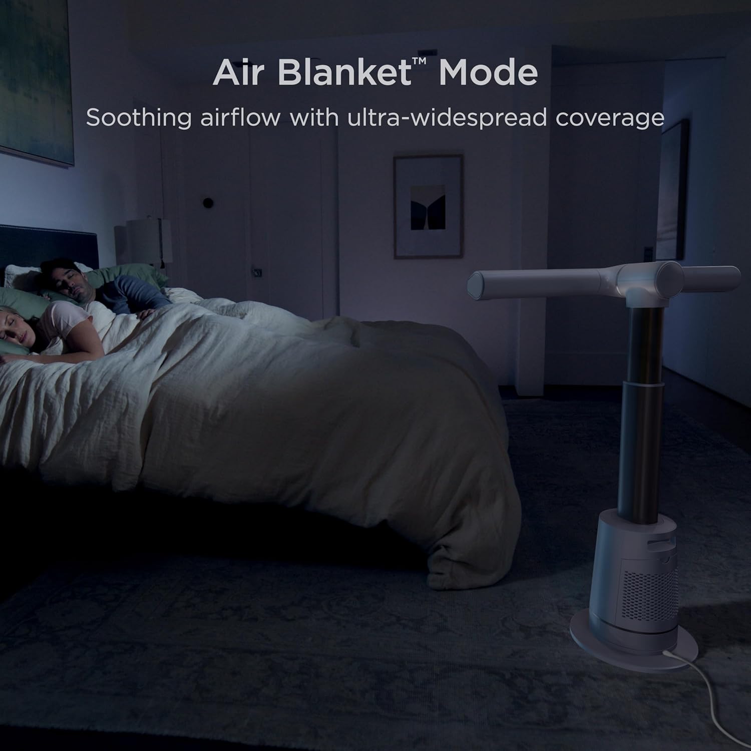 Shark Ventilador TurboBlade — Ventilador de torre sem lâmina ultra personalizável, gira, oscila 180°, circula e propulsiona o ar, 10 níveis de ruído + 10 velocidades, fácil de limpar, pomba, TF202SWH