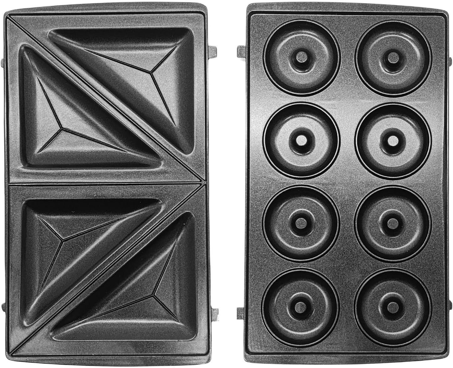 Sanduicheira e Grill Elétrica Antiaderente Preto 3 em 1 850W Compacta e Versátil