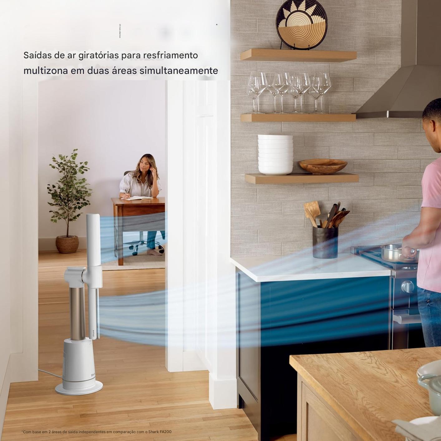 Ventilador TurboBlade — Ventilador de torre sem lâmina 10 níveis de ruído + 10 velocidades