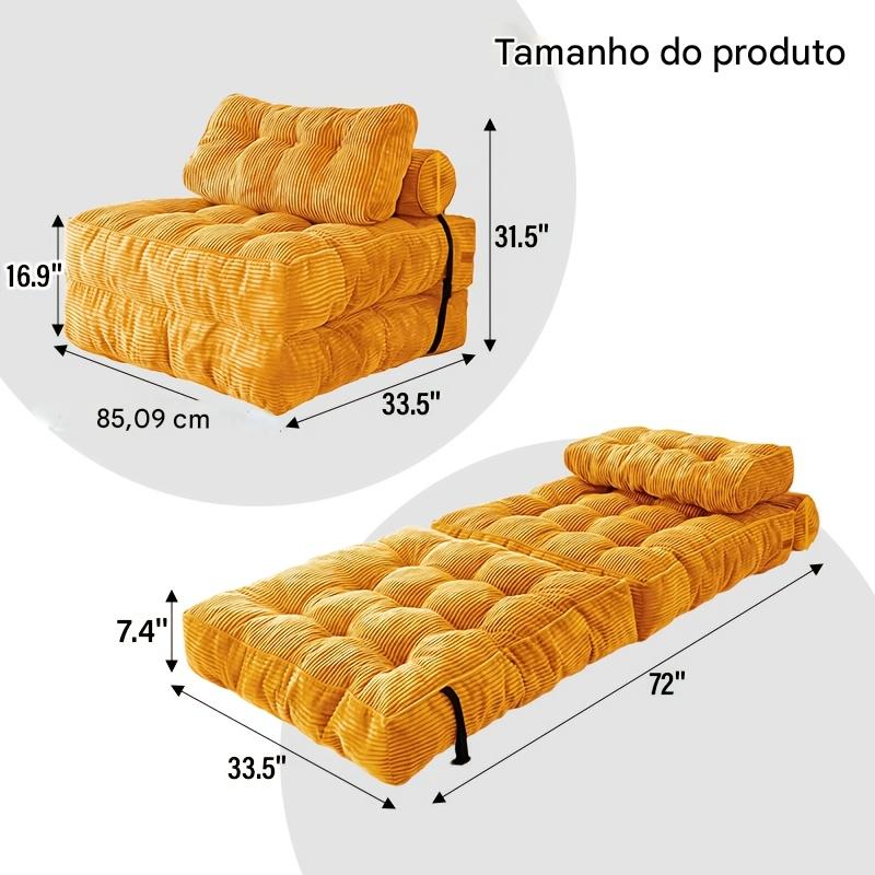 Sofá-Cama Dobrável para 1 Pessoa