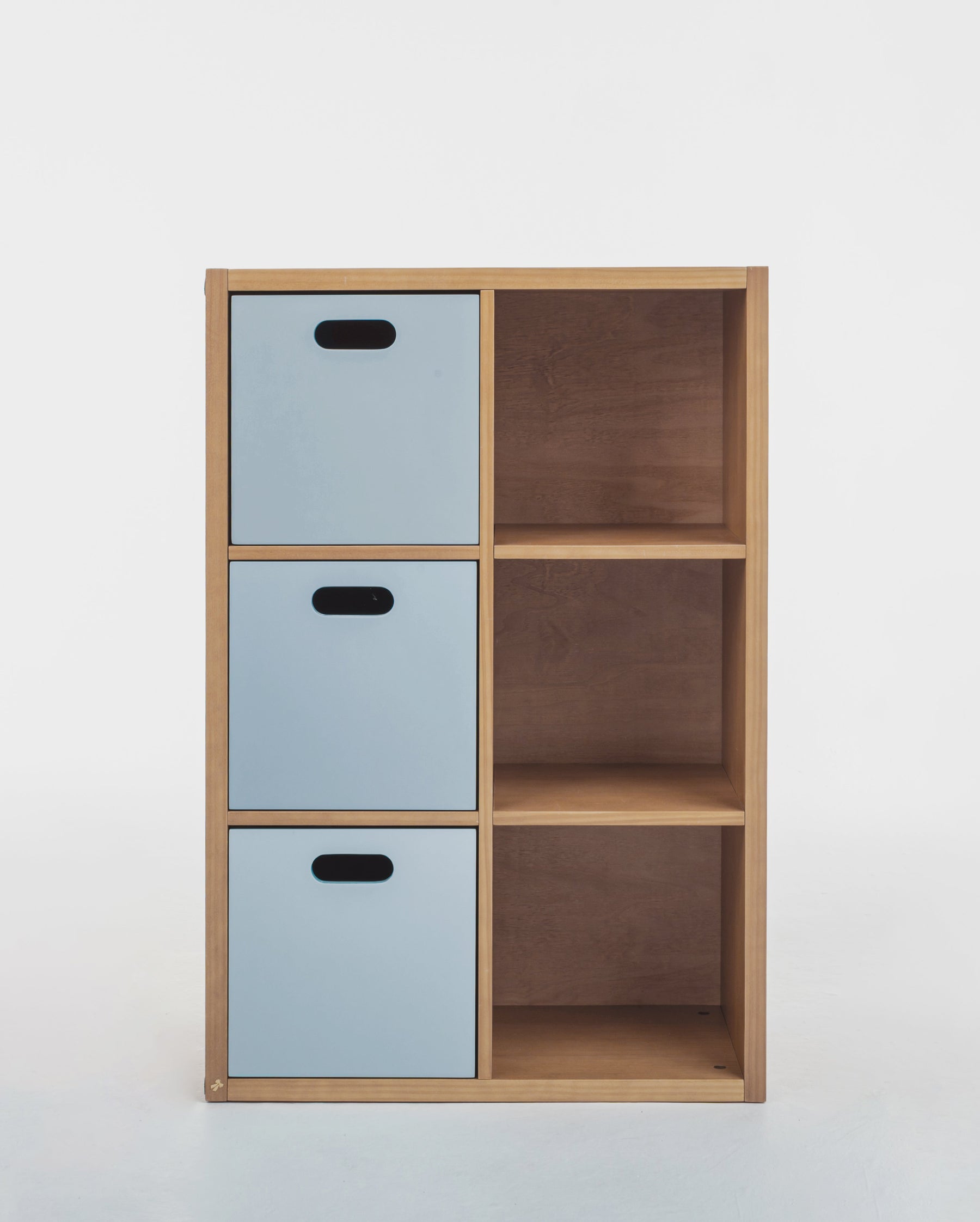 Estante Organizadora Infantil Com Caixas Azul