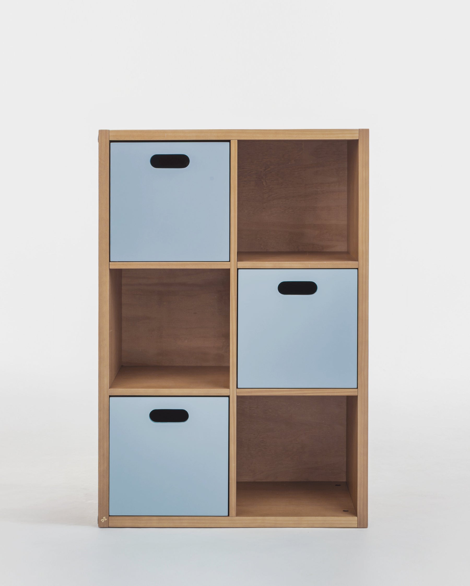 Estante Organizadora Infantil Com Caixas Azul