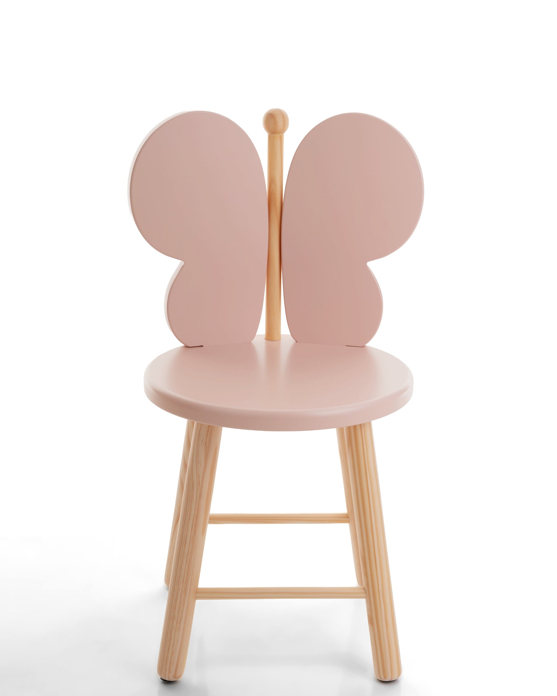 Cadeira Borboleta Rosa Antigo