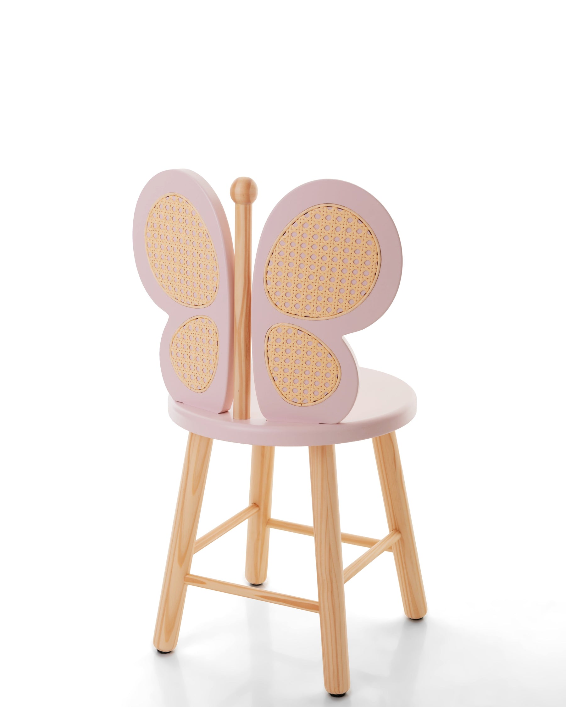 Cadeira Borboleta Rosa Claro