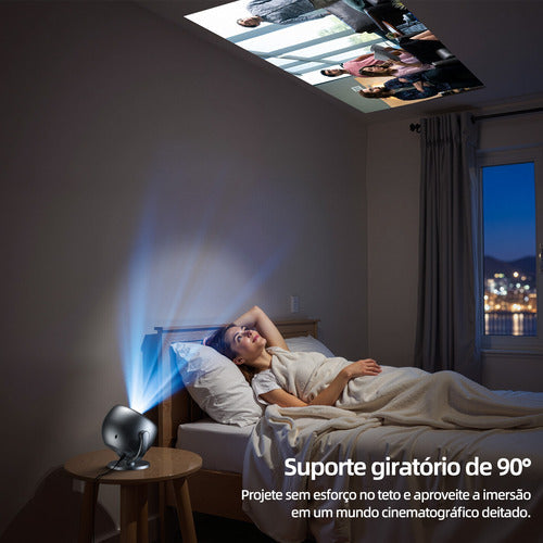 Mini Projetor Selado Portátil Bettdow 11000lúmens 1080p Fhd