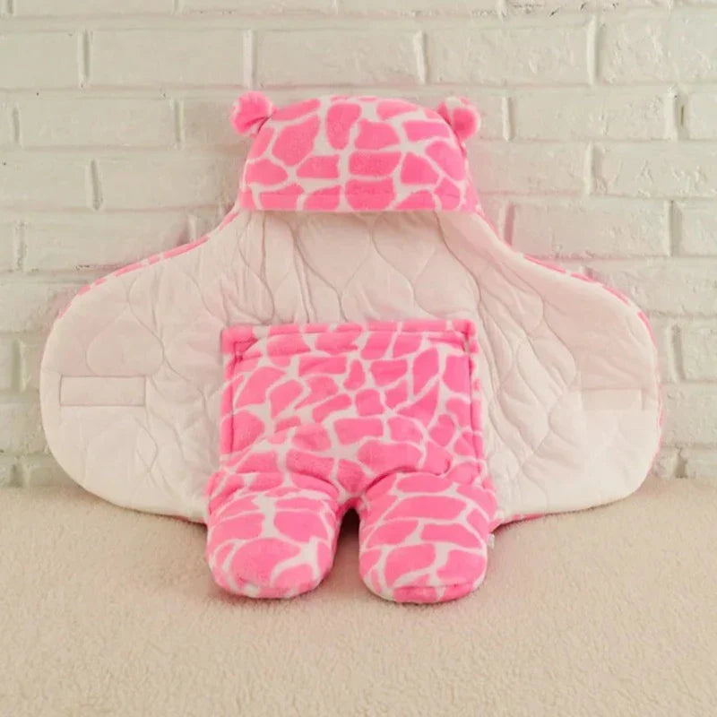 Saco de Dormir do Bebê Ursinho Estampado e Acolchoado