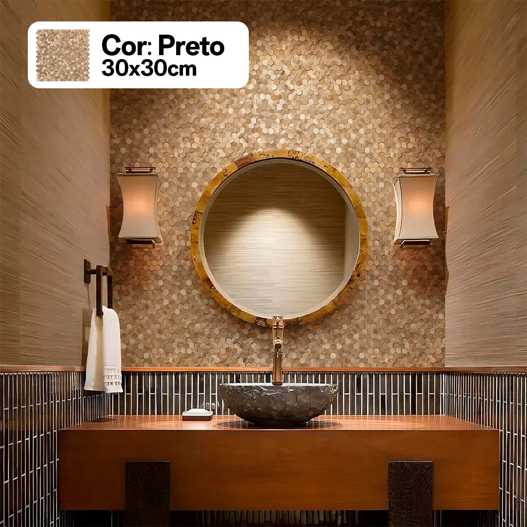 Kit Folhas de Azulejo Autocolante 30x30cm | Linha Premium | DIY