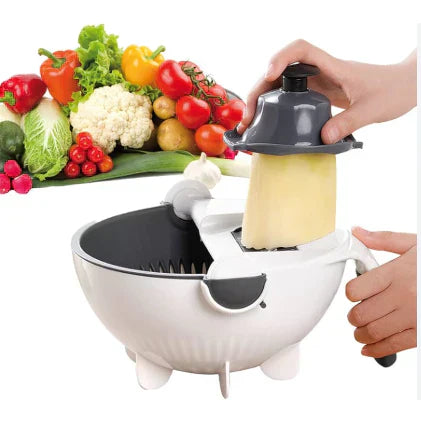 Multi Processador de Legumes 9 Em 1 Ralador Escorredor