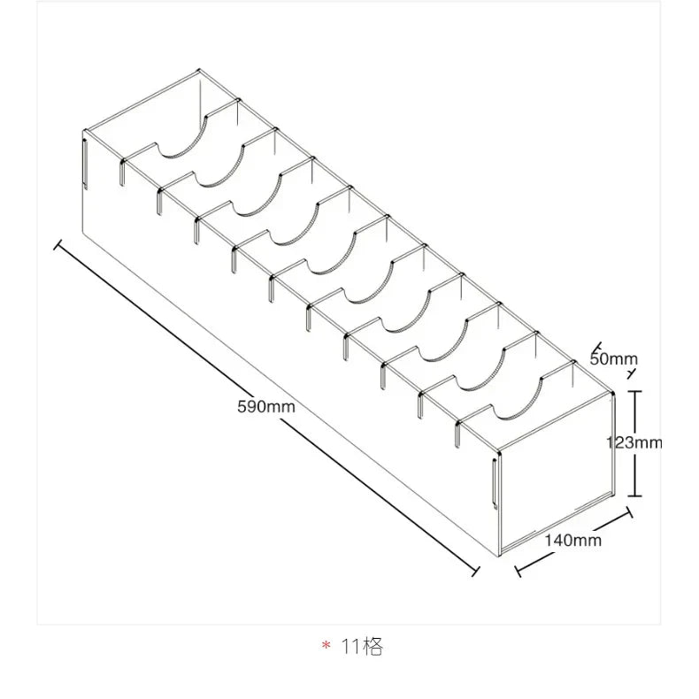 Organizador de Cintos Acrílico Premium