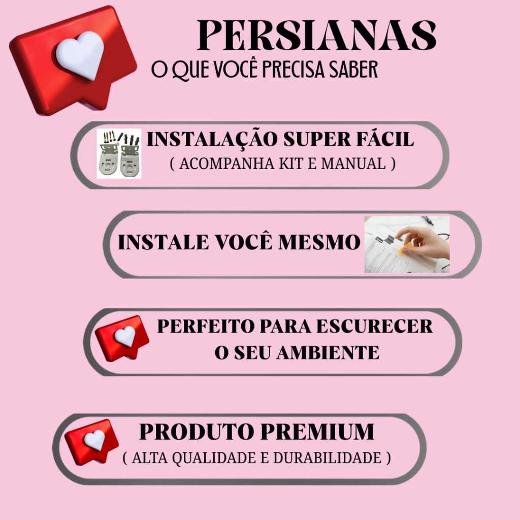 Cortina Blackout Persiana para Portas e Janelas de Quarto, Sala, Cozinha Escritório Varanda