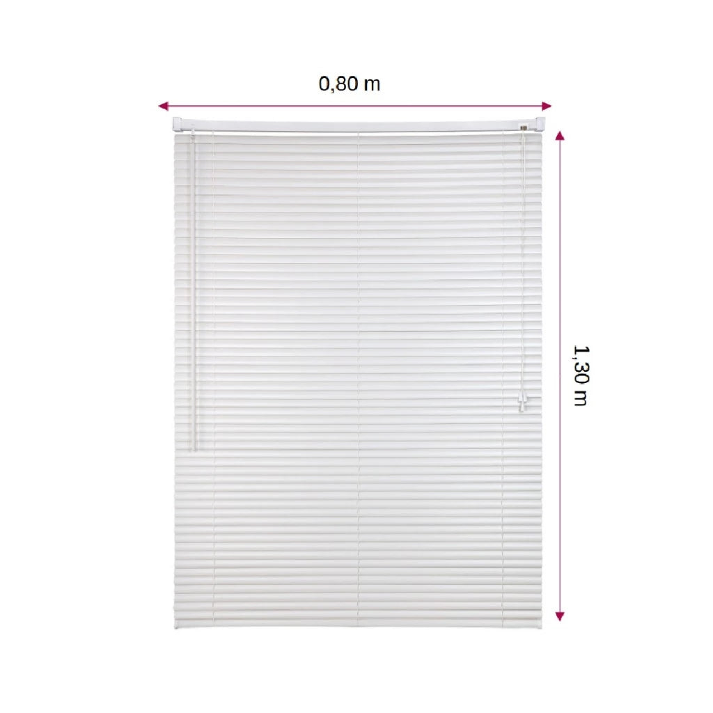 Persiana Horizontal pvc 80 x 130cm sofisticada