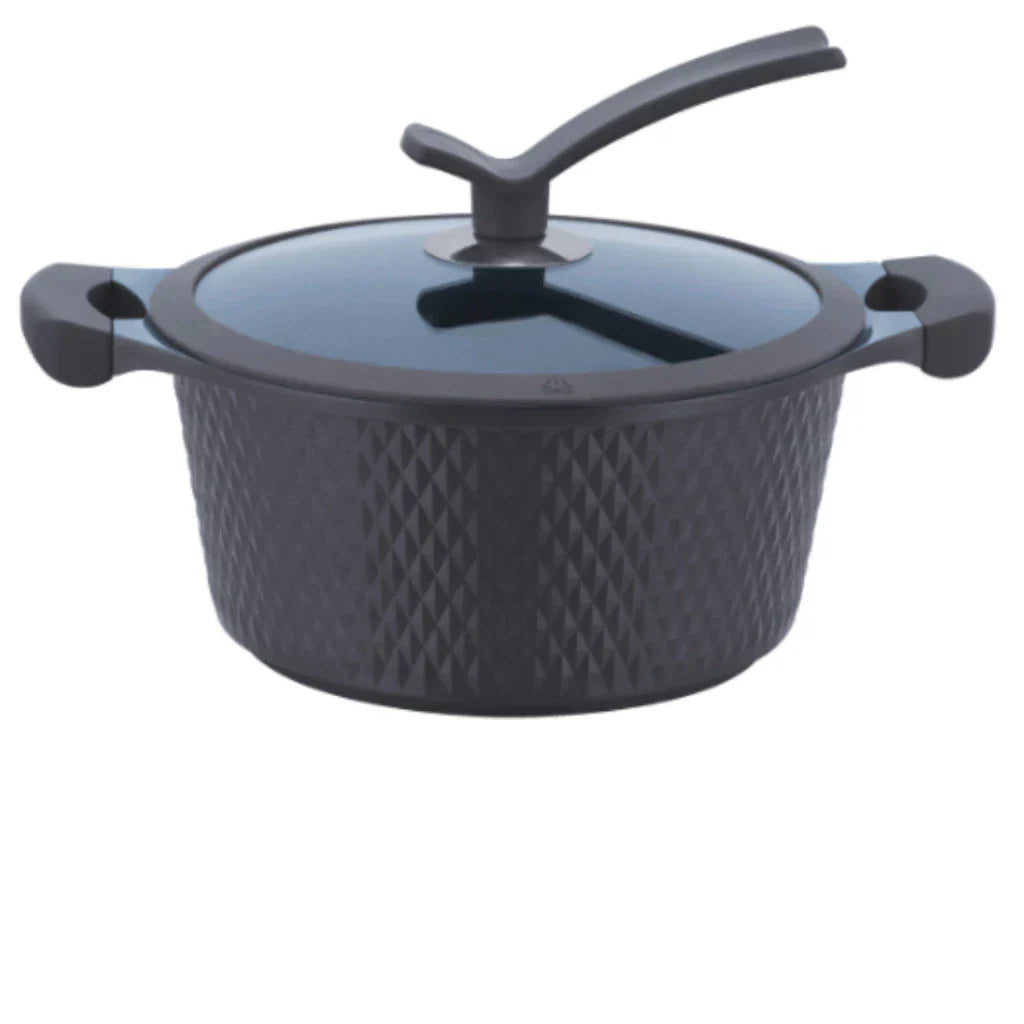 Conjunto de Panelas Revestido em Cerâmica Aluminio Antiaderente Frigideira Caçarola