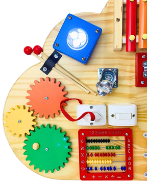 Painel Sensorial Educativo Montessori Nuvem + Brinde Exclusivo Hoje!