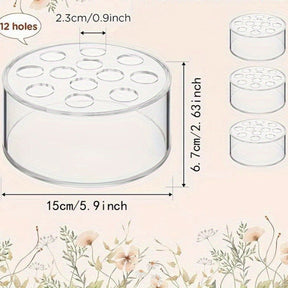 Vaso Acrílico Quadrado