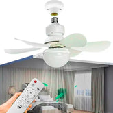 Kit com 2 Ventiladores De Teto Com Lâmpada Led E Controle Remoto
