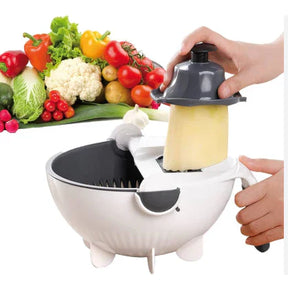 Multi Processador de Legumes 9 Em 1 Ralador Escorredor