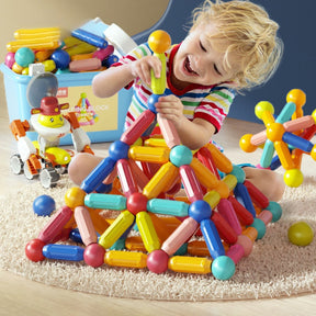 Blocos Magnéticos ForKids | Construções 3D Criativas Para Crianças