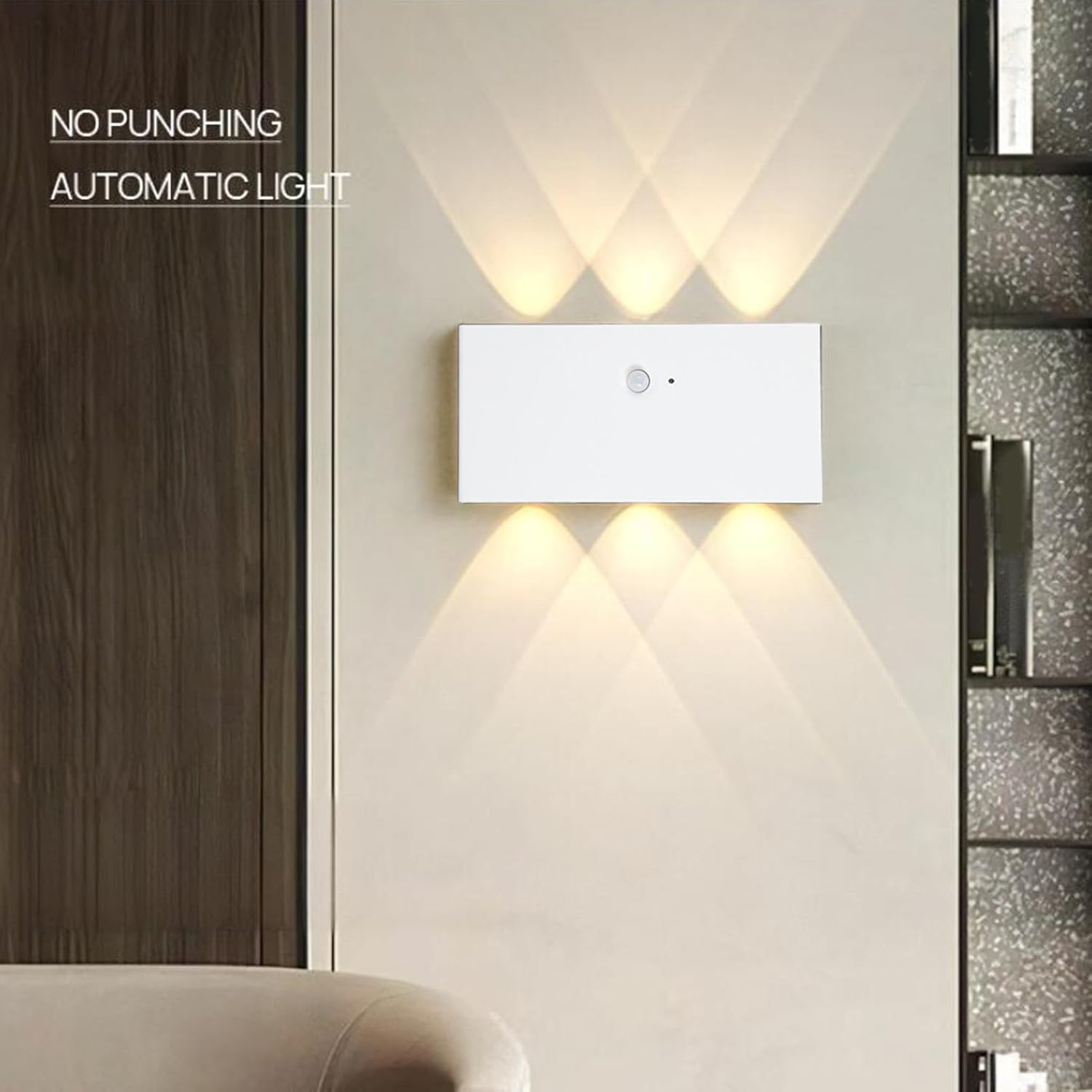 2 Arandelas Magnéticas de LED