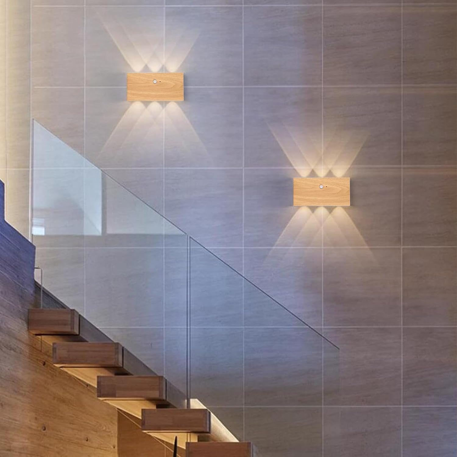 2 Arandelas Magnéticas de LED