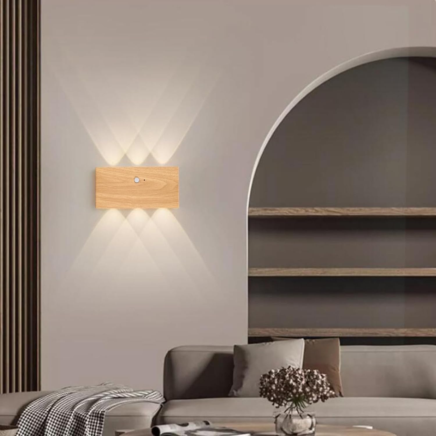 2 Arandelas Magnéticas de LED