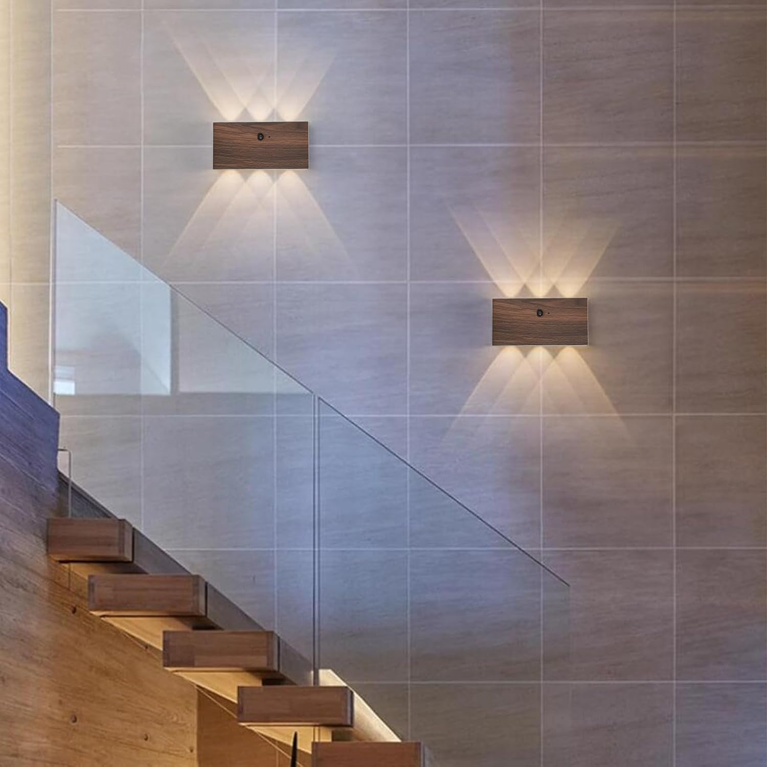 2 Arandelas Magnéticas de LED