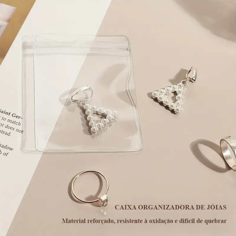 Caixa Organizadora de Jóias- 20 peças