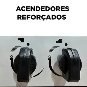 Fogão Cooktop De Mesa Portátil A Gás 4 Bocas Braslar Bivolt