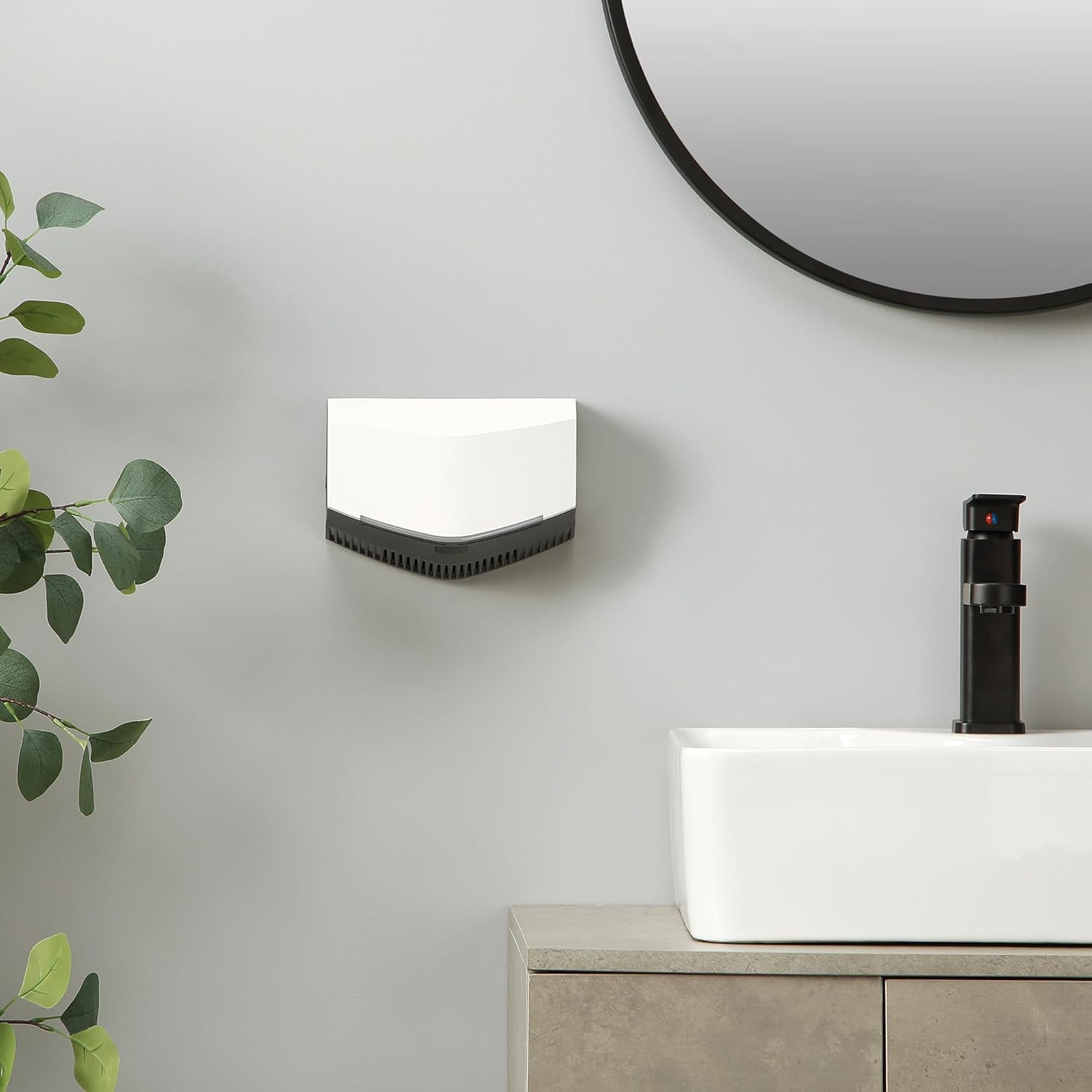 Secador de mãos para banheiros domésticos e comerciais