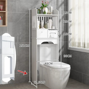 Armário de Armazenamento Sobre o Vaso