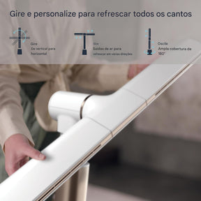 Ventilador TurboBlade — Ventilador de torre sem lâmina  10 níveis de ruído + 10 velocidades