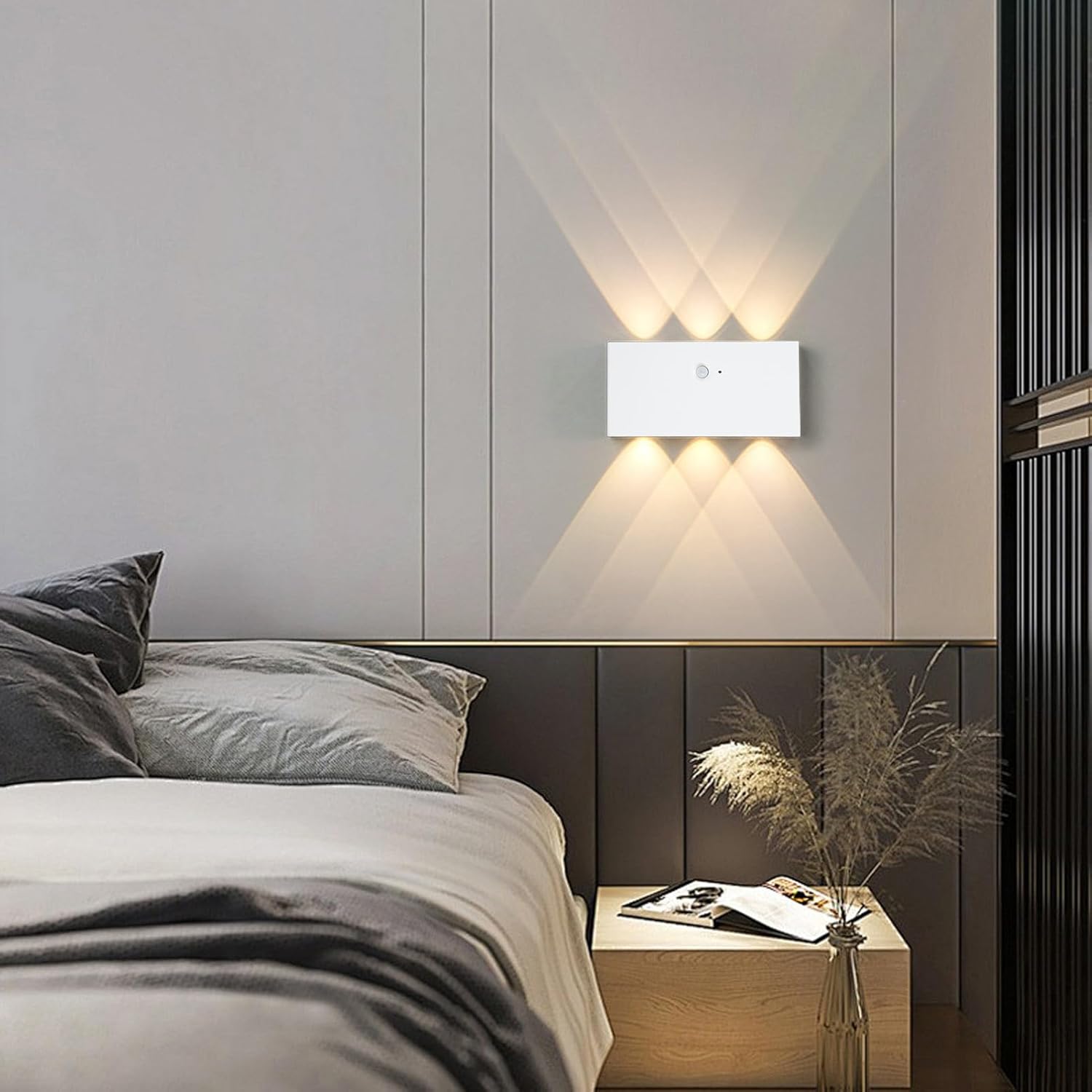 2 Arandelas Magnéticas de LED