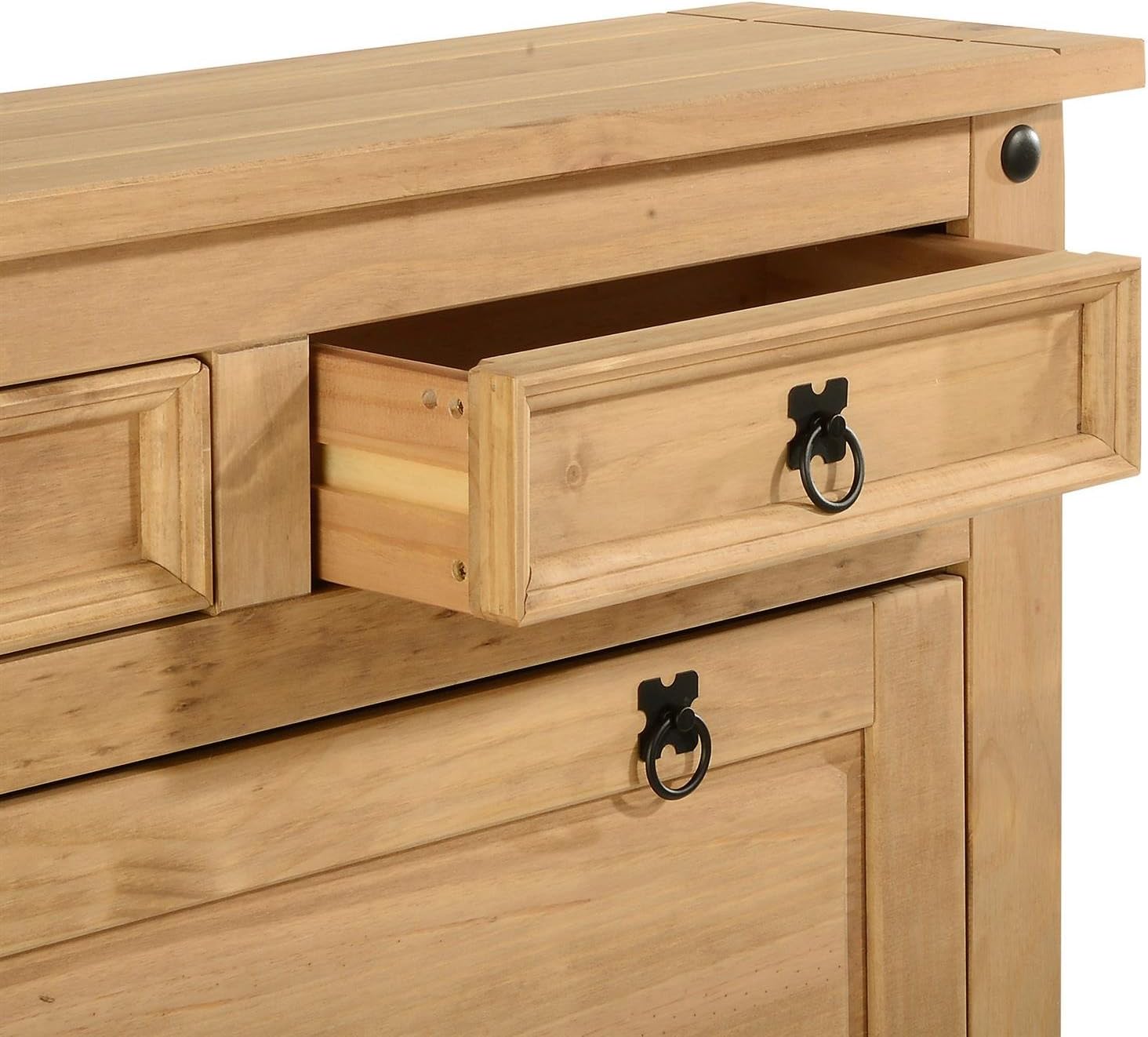 IDIMEX Sapateira Madeira 2 Portas Basculantes 2 Gavetas 16 Pares