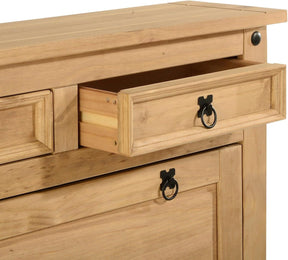 IDIMEX Sapateira Madeira 2 Portas Basculantes 2 Gavetas 16 Pares