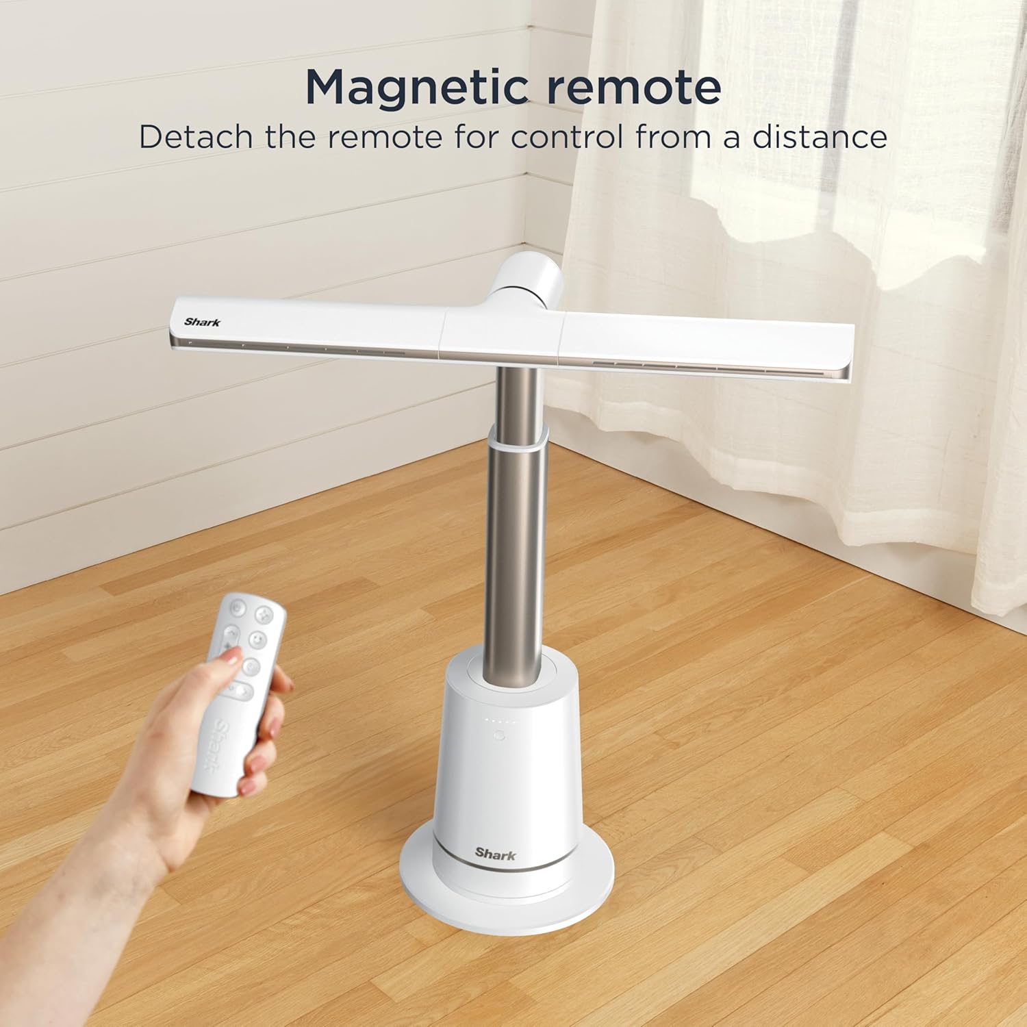 Shark Ventilador TurboBlade — Ventilador de torre sem lâmina ultra personalizável, gira, oscila 180°, circula e propulsiona o ar, 10 níveis de ruído + 10 velocidades, fácil de limpar, pomba, TF202SWH