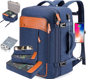 Mochila de Viagem Feminina VersaBag + 3 Necessaires GRÁTIS