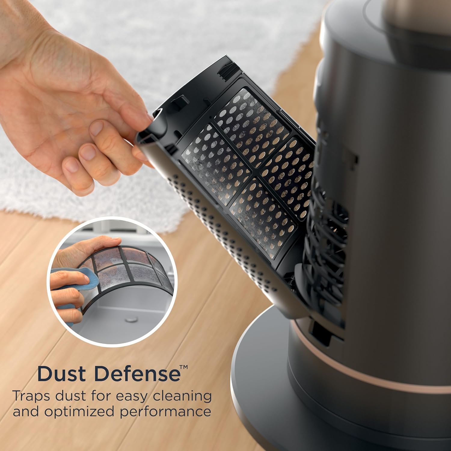 Shark Ventilador TurboBlade — Ventilador de torre sem lâmina ultra personalizável, gira, oscila 180°, circula e propulsiona o ar, 10 níveis de ruído + 10 velocidades, fácil de limpar, pomba, TF202SWH