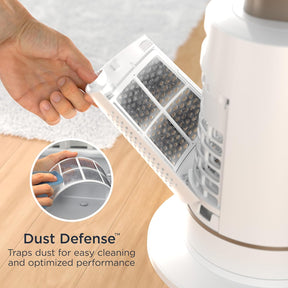 Shark Ventilador TurboBlade — Ventilador de torre sem lâmina ultra personalizável, gira, oscila 180°, circula e propulsiona o ar, 10 níveis de ruído + 10 velocidades, fácil de limpar, pomba, TF202SWH