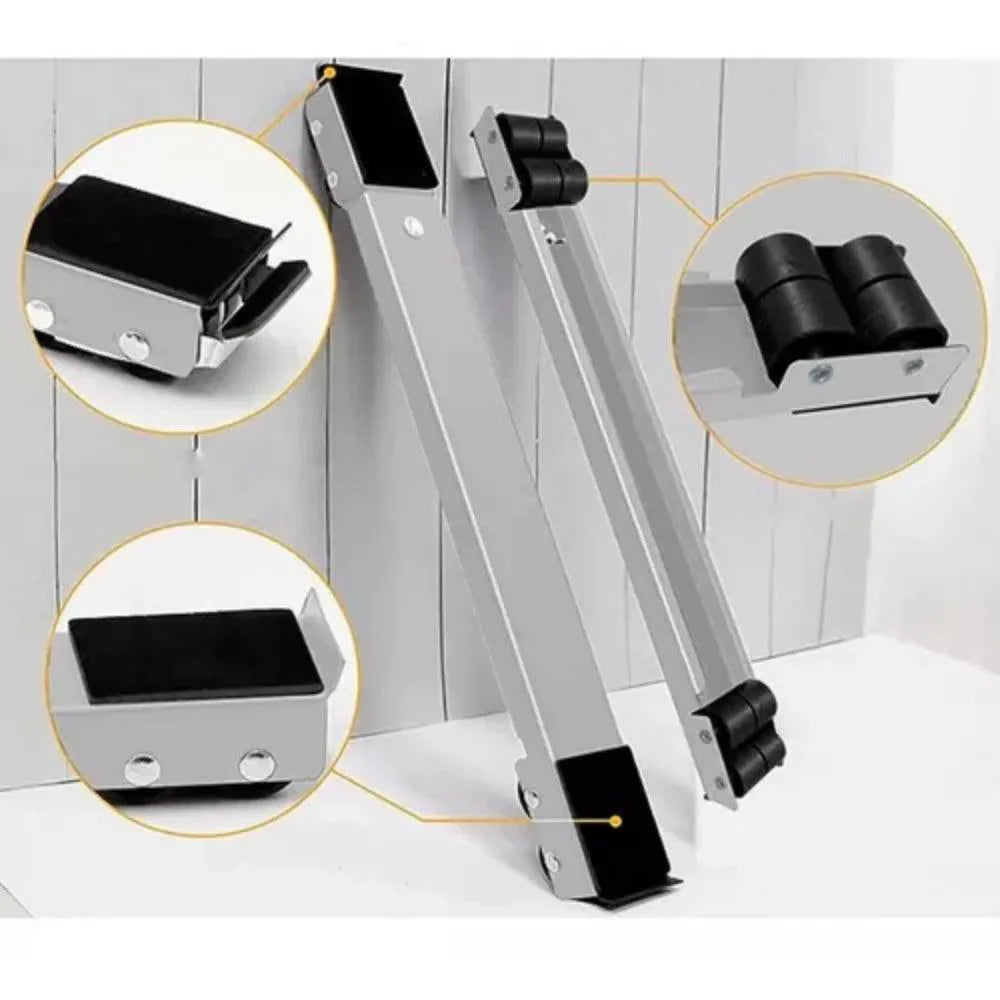 Suporte com Rodas e Travas para Móveis e Eletrodomestico Pesados - MaxiMove Pro