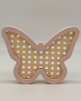 Borboleta de Madeira Rosa